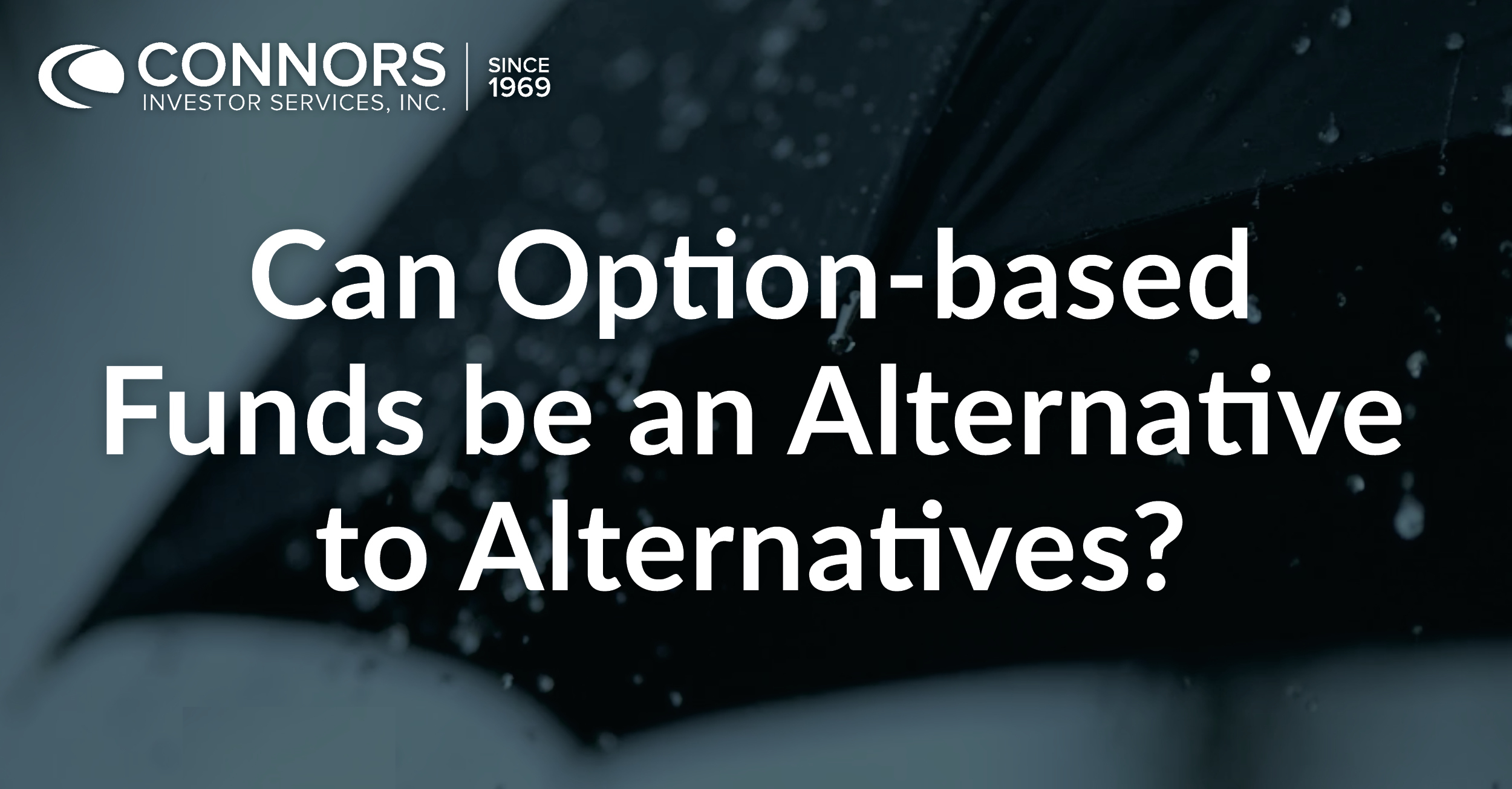 Can Option-based Funds be an Alternative to Alternatives?