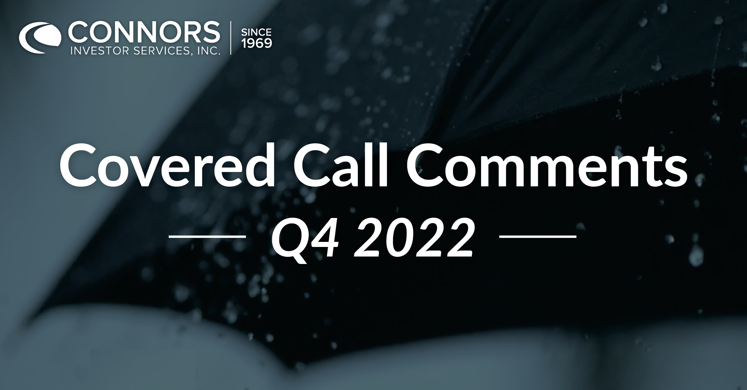 Q4 2022 Covered Call Comments